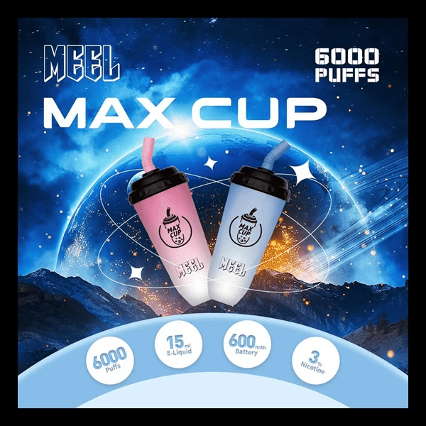 meel-奶茶杯一次性電子煙.png MEEL MAX CUP 6000口一次性|MEEL MAX CUP 奶茶杯6000口拋棄式 | 奶茶杯電子煙 | 大容量設計-台灣現貨:圖片 1